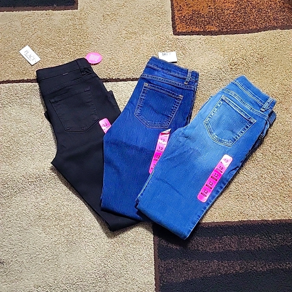 Girls Size 12 Jeans lot NWT